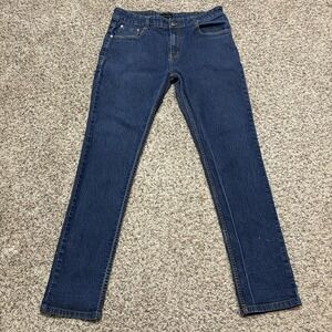 Image Jeans Mens 32x32 Blue Stretch Denim Straight Fit Medium Wash Casual Pants